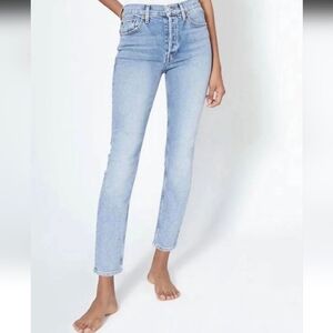 Re/Done 90s High Rise Ankle Crop Jeans Sz 29